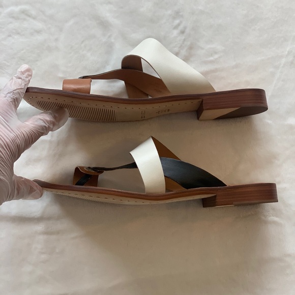 New Bernado White, Black, and Tan Tia Sandal Slide, Size 11! - Picture 8 of 11